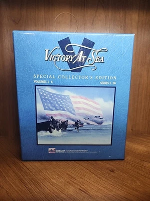 Victory at Sea Special Collectors Prepack (VHS, 6-Tape Set) Tested And Working - Image 1 of 4
