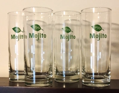 Libbey Mojito Mid-Century Modern Set Of 4 Beverage Glasses - Image 1 of 2