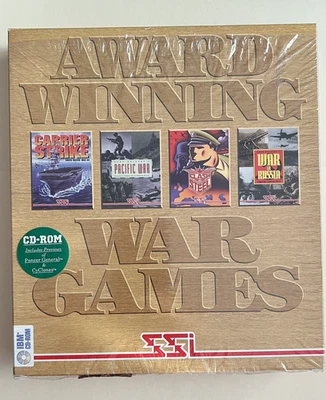 Award Winning War Games SSI 1994 Big Box IBM PC CD-ROM. Open box. Complete. - Image 1 of 4