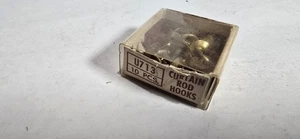 Vintage Hindley Gardinenstangenhaken U713 - 10 Stück - Messing - NOS Beschläge in... - Bild 1 von 4