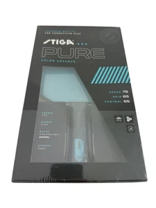 Stiga NEW Pure Color Advance Premium 5-ply Blue Ping Pong Table Tennis Paddle - Picture 1 of 10