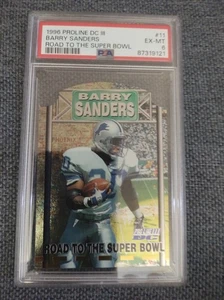 1996proline dc 111 barry sanders road to the super bowl psa 6 - Picture 1 of 2