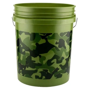 5 Gallonen Camo Eimer - Schwerlast Mehrzweck Eimer mit Camouflage Design - Bild 1 von 7