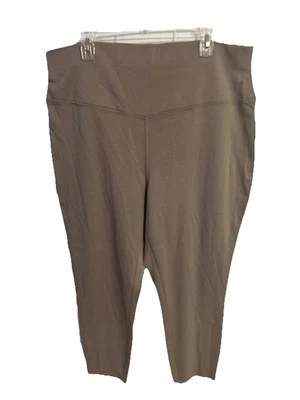 Леггинсы Serena Williams желтовато-коричневые с высокой талией эластичные без застежек женские размер 2X - Изображение 1 из 4