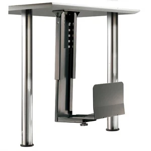 ROLINE PC-Halterung für Untertischmontage Schwarz platzsparender PC-Halter - Bild 1 von 4