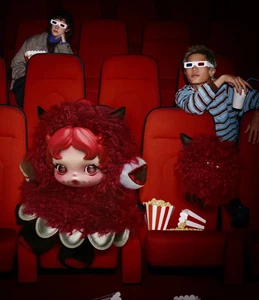 Pop Mart SKULLPANDA You Found Me Series "Chomp" Plush Doll Pendant, NEW - Picture 1 of 18