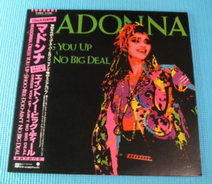 LP disque vinyle Madonna Dress You UpAin't No Big Deal 1984 Japon OBI P-5202