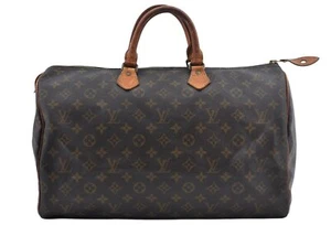 Authentic Louis Vuitton Monogram Speedy 40 Hand Boston Bag Old Model LV 3864M - Picture 1 of 10
