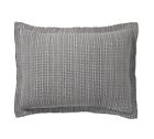 Set of 2 | Pottery Barn Gray Honeycomb Standard Sham 26" x 20" | Used for a week