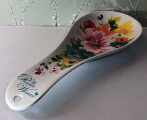 Farberware Pioneer Woman Melamine Spoon Rest Floral 9" Kitchen Counter - Picture 1 of 4