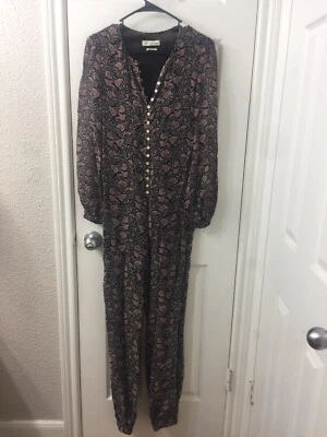 isabel marant Etoile Floral Longsleeve Jumsuit Sz 34 - Image 1 of 4