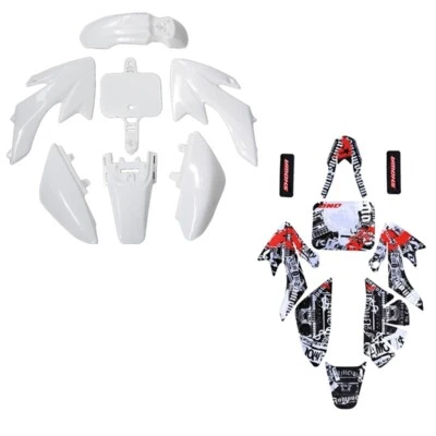 Calcomanía adhesiva gráfica Fender de plástico para CRF50 XR50 70cc 50cc 110cc 125cc SSR Foto 1 de 4