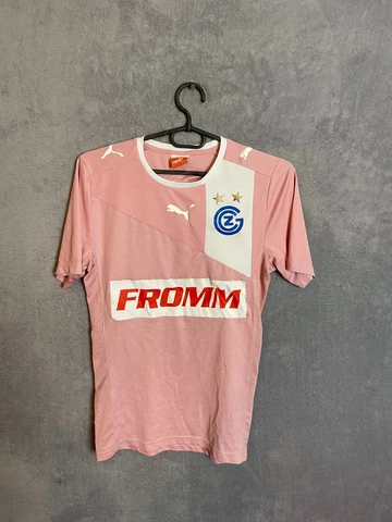Grasshoppers Jersey Away football shirt Pink Puma Polyester Mens Size S Cover