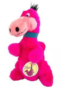 Dino The Flintstones Hannah-Barbera Vintage Plush toy 25cm with tag 1980 Korea - Picture 1 of 13