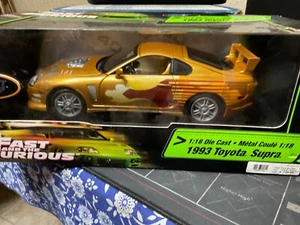 1993 TOYOTA SUPRA THE FAST AND THE FURIOUS  1.18 DIECAST    IN THE BOX  - Picture 1 of 7