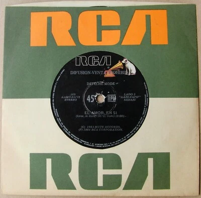 DEPECHE MODE 45 PROMO Love In Itself MEGA Rare SOUTHAMERICA 7" 1983 Split YAZOO - Image 1 of 3