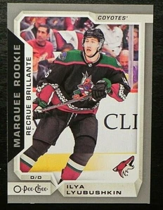 2018-19 18/19 O-Pee-Chee SILVER Marquee ROOKIE #615 Ilya Lyubushkin Coyotes - Picture 1 of 2