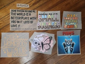 DTF heat transfers Prints bundle funny sarcastic for shirts etc - Picture 1 of 1