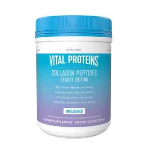 Vital Proteins Peptides de collagène Beauty Edition poudre, sans arôme, 7,37 oz - Photo 1 sur 7