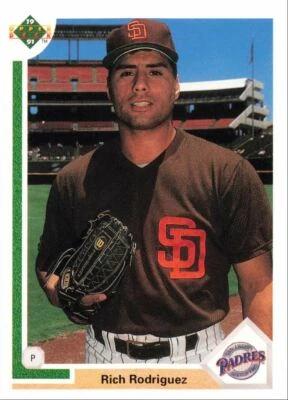 1991 Upper Deck Rookie Card Rich Rodriguez San Diego Padres #640 - Image 1 of 2