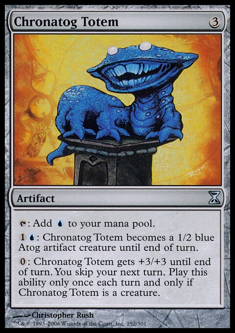 Chronatog Totem ~ Lightly Played Time Spiral MTG Magic UltimateMTG Artifact Card - Image 1 of 1