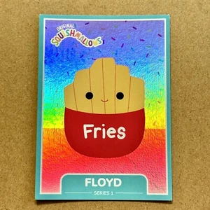 Squishmallow Floyd the Frenchfry ~ Holographic Foil ~ 81 ~ Series 1 Trading Card - Picture 1 of 2