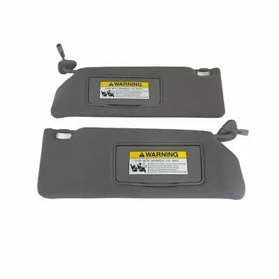  2011 2012 2013 2014 Honda Ridgeline Sun Visor Driver Side Passenger Side Gray H - Image 1 of 4