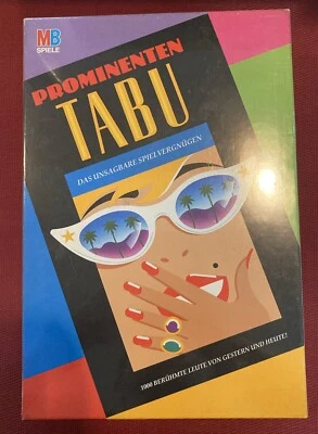 Prominenten Tabu Partyspiel von MB Spiele aus 1992 vollständig - Bild 1 von 2