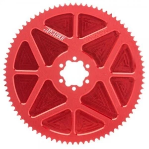 JITSIE OSET 20" MK2 RACING 82T 12MM CHAIN REAR RED ALUMINIUM SPROCKET 2019 ON - Picture 1 of 1