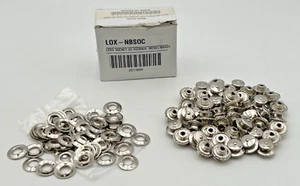 (46) LOXX OSBORNE 9320-N SOCKET W/ WASHER UPPER LARGE HEAD REGULAR BRASS NICKEL - Picture 1 of 22
