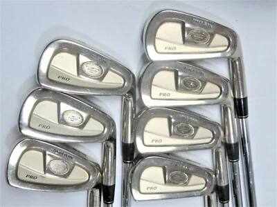 Nick Faldo Mizuno T-ZOID Pro Gold S-flex 7pc Irons Set Golf Clubs NWO - Image 1 of 4