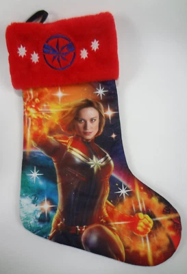 Medias navideñas Marvel Capitana Marvel 18" bordadas Ruz Foto 1 de 3
