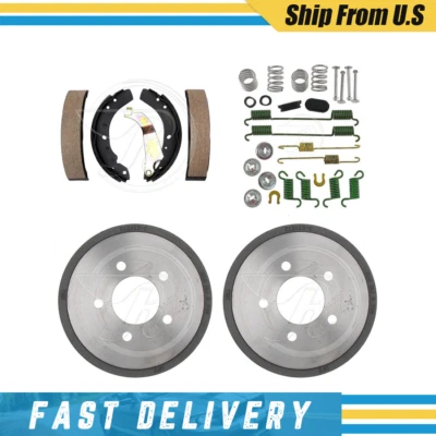 Fits 1996 1997 Chrysler Intrepid Rear Drums Brake Shoes & Hardware Spring Kit - Image 1 of 4