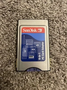 Brand NEW OPEN BOX SanDisk 6-in-1 PC Card Adapter SDAD-67-A10 - Picture 1 of 3