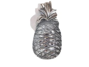 Vtg Silver Pineapple Shaped Serving Bowl for Snacks, Parties, or Decoration 8” - Picture 1 of 7