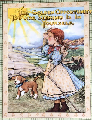 Mary Engelbreit Handmade Greeting Card-The Golden Opportunity  - Image 1 of 3