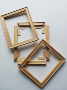 Canvas Frame Set Wood Keilrahmenleisten Kit For Various Sizes - Picture 1 of 28