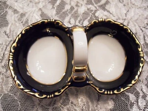 VINTAGE ZSOLNAY SALT AND PEPPER HOLDER - Picture 1 of 7