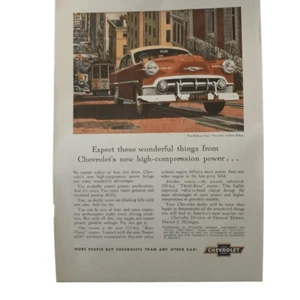 Chevrolet Two Ten 1953 vintage sedán de 4 puertas anuncio - Imagen 1 de 4