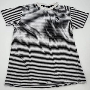 Camisa Tottenham Hotspur Para Hombre Pequeña S Manga Corta Azul Blanco Rayas Fútbol - Imagen 1 de 14
