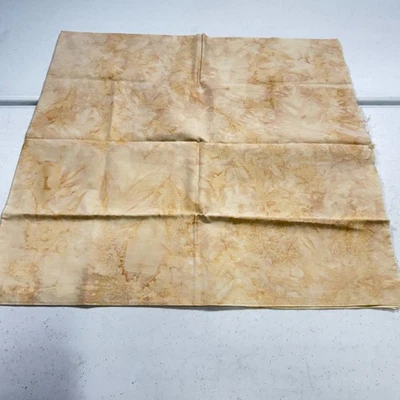 batik quilting fabric beige tan neutral color modern 44x42 - Image 1 of 4