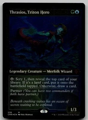 Thrasios, Triton Hero (Foil Etched) M Commander Legends 538 NM - Image 1 of 2
