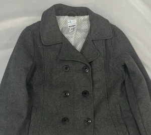 Old Navy Mädchen Erbsenmantel Gr. XL meliert grau Wollmischung - Bild 1 von 11