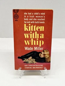 VTG Kitten With A Whip Book By Wade Miller -  1959 Edition - Picture 1 of 6