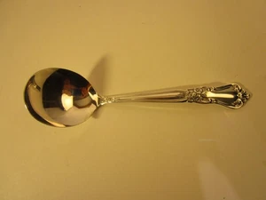 Oneida Wm. Cucharón pequeño de salsa crema plateado A. Rogers VALLEY ROSE #T31 - Imagen 1 de 4