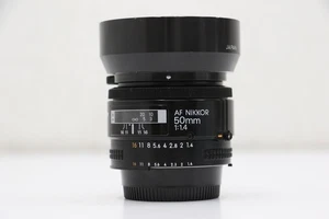 Nikon Vintage AF NIKKOR 50mm 1:1.4 Made in Japan w/Nikon HS-9 - Picture 1 of 8