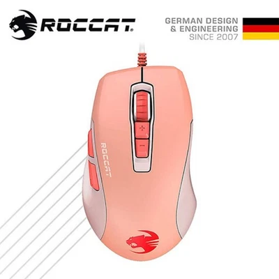 ROCCAT KONE PURE ULTRA Gaming Mouse CORAL BLOOM Used - Image 1 of 4