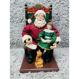 Vintage Santas From Around The World American Santa 1995 With Box - Picture 1 of 12