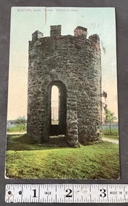 Antique Postcard Franklin Park Tower Boston Massachusetts Posted 1909 - Picture 1 of 2