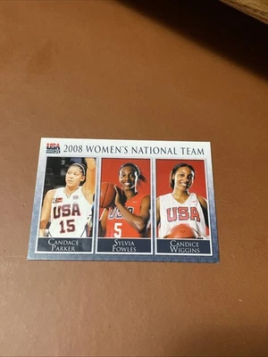 2008 WNBA Women National Team Candace Parker, Sylvia Fowles, Candice Wiggins - Image 1 of 2